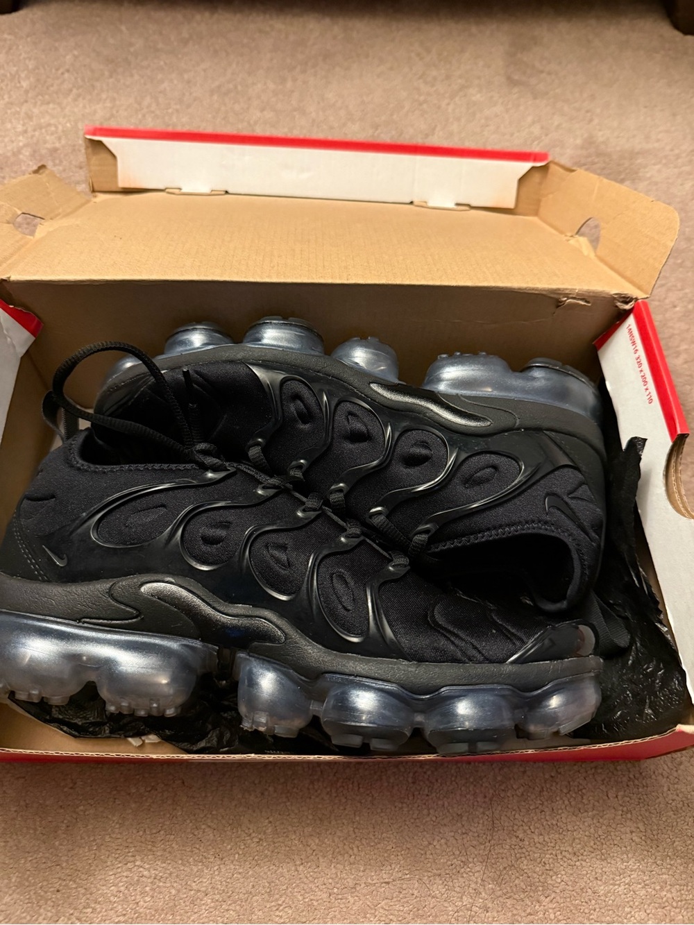 Women’s Nike Air Vapormax Plus size 9 great condition